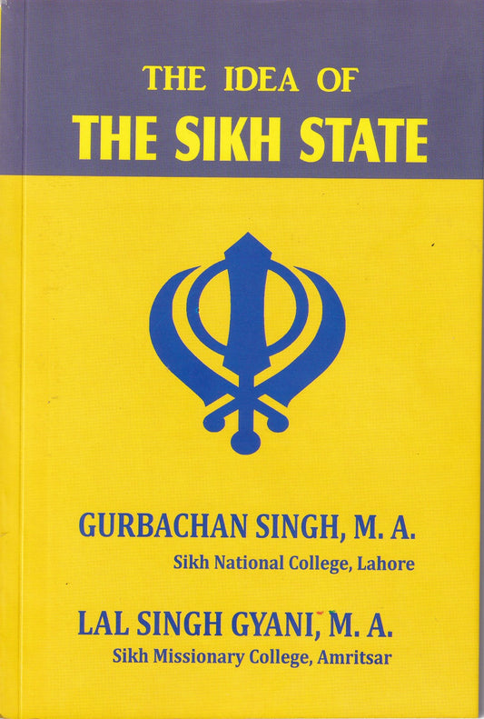 THE IDEA OF THE SIKH STATE